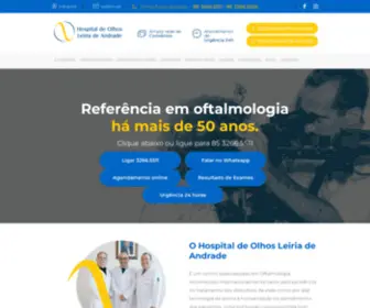 Leiriadeandrade.com.br(Hospital de Olhos Leiria de Andrade) Screenshot