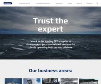 Leirvik.com(Leirvik AS) Screenshot