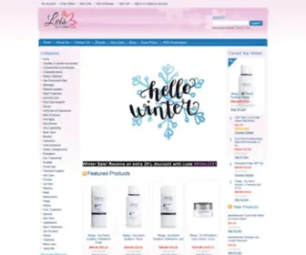 Leiscosmetics.com(Explore our massive line of beauty and skin care products at the lowest price) Screenshot