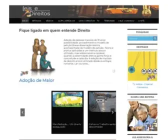 Leisedireitos.com.br(Leis e Direitos) Screenshot