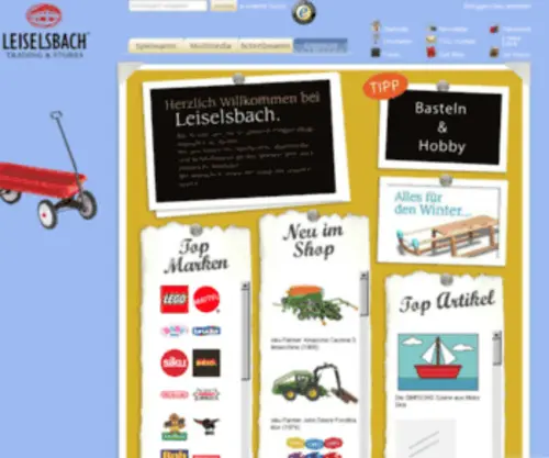 Leiselsbach.com(Spielzeug) Screenshot