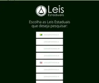 Leisestaduais.com.br(Leis Estaduais) Screenshot