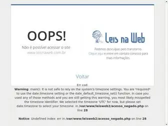 Leisnaweb.com.br(Leis na Web) Screenshot