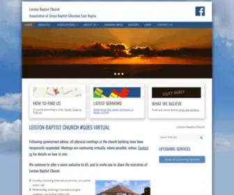 Leistonbaptist.co.uk(Leiston Baptist Church) Screenshot