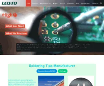 Leisto.net(Soldering Tips) Screenshot