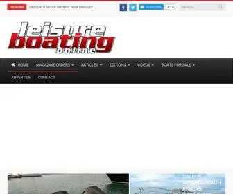 Leisureboating.co.za(South Africa's Top Selling Power Boat magazine) Screenshot