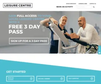 Leisurecentre.com(The Leisure centre.com) Screenshot