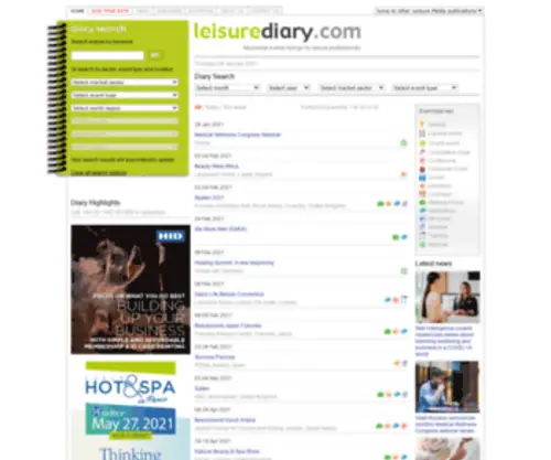 Leisurediary.com(Leisure Diary) Screenshot