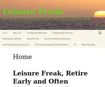 Leisurefreak.com(A Leisure Freak) Screenshot