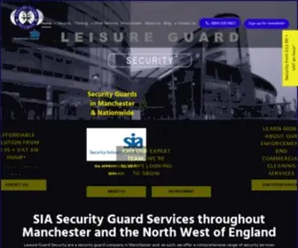 Leisureguardsecurity.co.uk(SIA) Screenshot