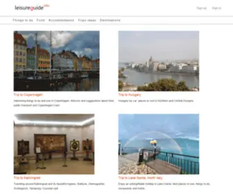 Leisureguide.info(Leisure guide) Screenshot