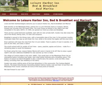 Leisureharborinn.com(Leisure Harbor Inn Bed & Breakfast and Marina) Screenshot