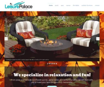 Leisurepalace.com(Leisure Palace Pools & Spas) Screenshot