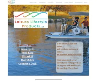 Leisurewatercraft.com(Leisure Lifestyle Products) Screenshot