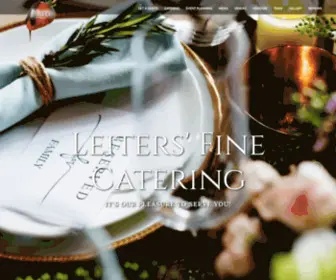 Leitersfinecatering.com(Leiters' Fine Catering) Screenshot