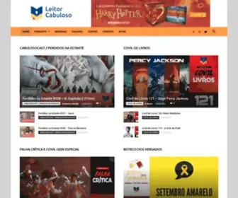 Leitorcabuloso.com.br(Leitor Cabuloso) Screenshot