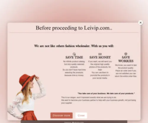 Leivip.com(LEIVIP MULTIBRAND WHOLESALER) Screenshot