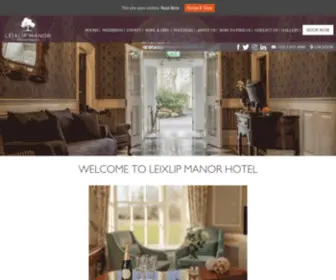 Leixlipmanor.com(Leixlip Manor Hotel and Gardens) Screenshot