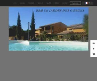 Lejardindesgorges.com(B&BLejardindesgorges) Screenshot