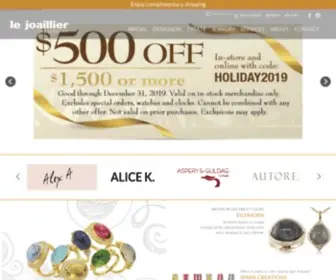 Lejoaillier.com(Jewelry Store In Locust Valley) Screenshot