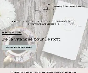 Lejournaldevie.com(Le journal de vie) Screenshot