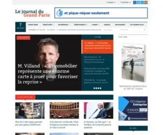 Lejournaldugrandparis.fr(Le journal du Grand Paris) Screenshot