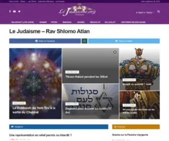 Lejudaisme.org(Rav Chlomo Atlan) Screenshot