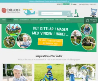 Lekakademin.se(Lärande leksaker till barn i alla åldrar) Screenshot