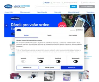 Lekarnahartmann.cz(Zdravotnické potřeby a kosmetika přímo od výrobce) Screenshot