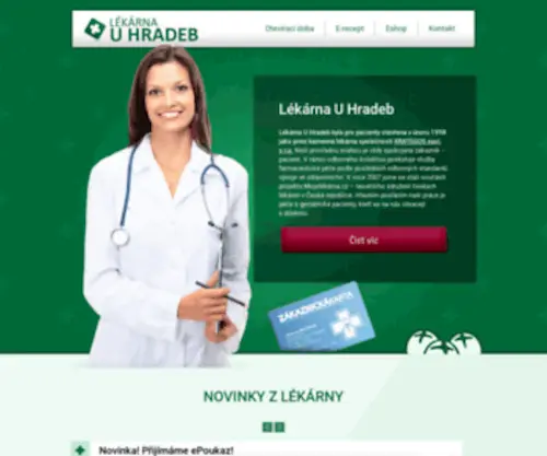 Lekarnauhradeb.cz(Lékárna) Screenshot