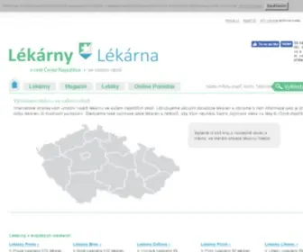 Lekarny-Lekarna.cz(Lékárny v ČR) Screenshot