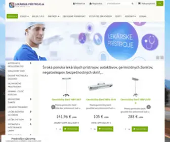 Lekarske-Pristroje.sk(Lekárske prístroje) Screenshot