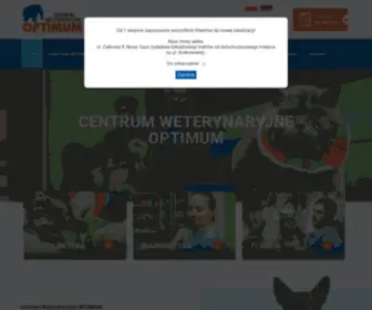 Lekarzweterynarii.com(OPTIMUM Centrum weterynaryjne) Screenshot