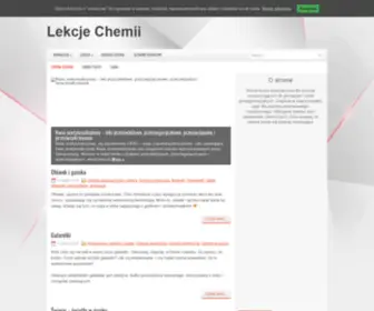 LekcJechemii.pl(Lekcje Chemii) Screenshot