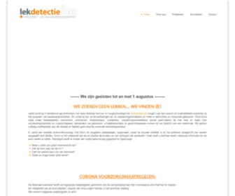 Lekdetectie.be(Lekdetectie) Screenshot