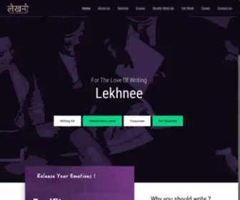 Lekhnee.com(For the love of writing) Screenshot