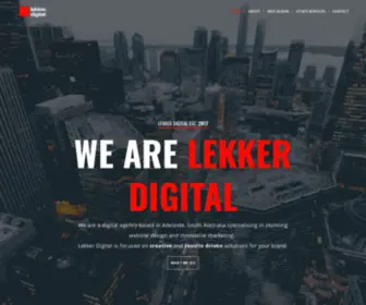 Lekkerdigital.com.au(Lekker Digital) Screenshot