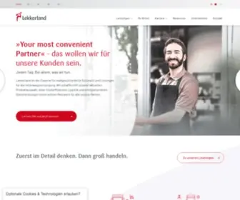 Lekkerland.com(The Convenience Company) Screenshot