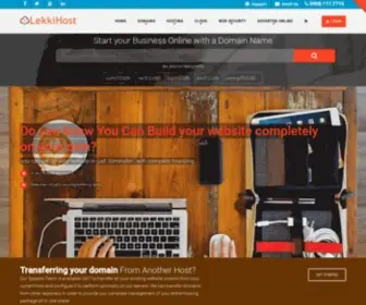 Lekkihost.com(Web Hosting Service Provider) Screenshot