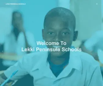 Lekkipeninsulaschools.com(Lekki Peninsula Schools) Screenshot