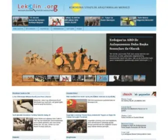 Lekolin.org(Kürdistan Stratejik Araştırmalar Merkezi) Screenshot