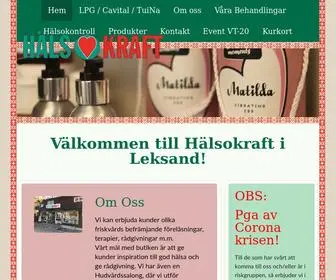 Leksandshalsokost.se(Hem) Screenshot