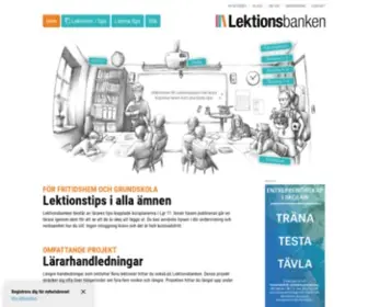 Lektionsbanken.se(Lärare) Screenshot