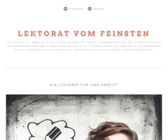 Lektor-Lektorat.de(Lektorat von Feinsten) Screenshot