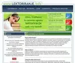 Lektoriranje.info Screenshot