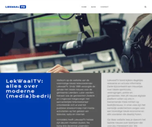 Lekwaaltv.nl(Welkom op de website van LingewaalFM) Screenshot