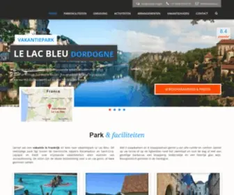 Lelacbleu.nl(Vakantiepark Le Lac Blue) Screenshot