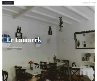 Lelamarck.fr(Bienvenue sur le site du restaurant Le Lamarck à Paris) Screenshot