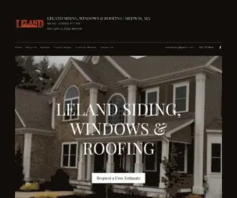 Lelandsiding.com(Home Remodeling Company Medway MA) Screenshot