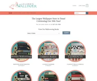 Lelandswallpaper.com(Lelands Wallpaper & Wallcovering is Located in Arlington) Screenshot